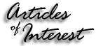 Joe's Articles of Interest