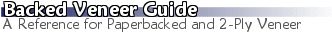Paper Backed Veneer Guide